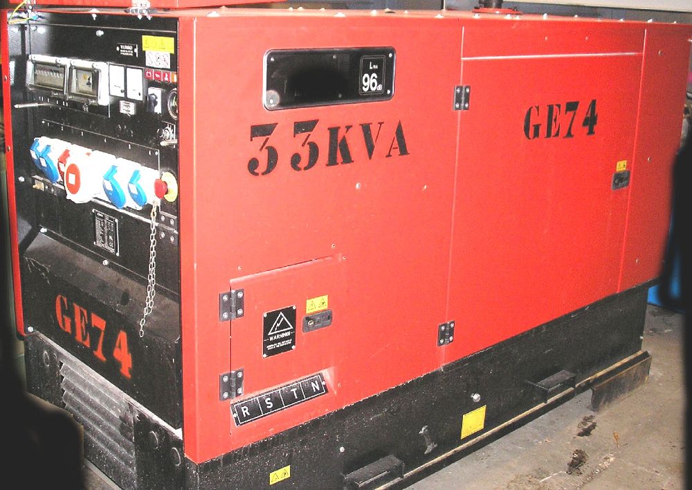 GROUPE ÉLECTROGÈNE 33KVA